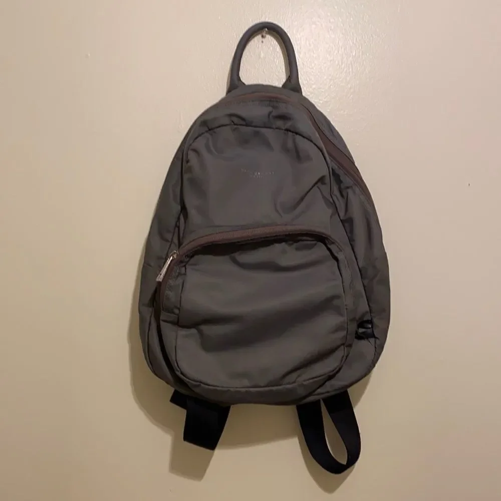 Marc Jacobs nylon gray backpack.